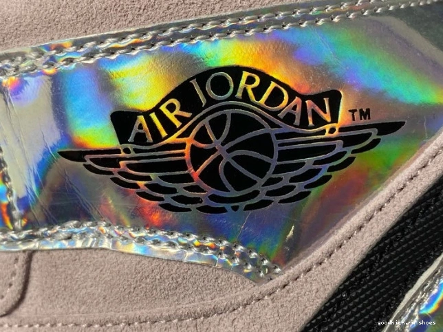 Rep BQ6472-602 Mid Powder Air Jordan Dirty (W) Iridescent 1 0806